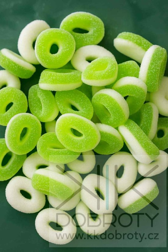 Oválky s Jablečnou příchutí kyselé 200g