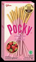 pocky tyčinka 45g strawberry